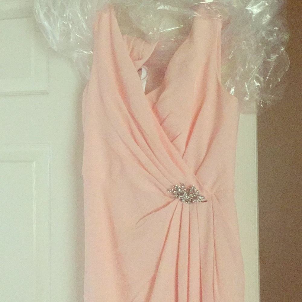 Bridesmaids dress with shawl